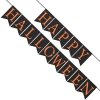 Baner Happy Halloween Tabliczka Pom-Czerń [ Komplet 50 opakowań ]